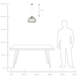Wyld and Coco Aurora Gold 1-Light Pendant - Open-Work Gold Cage, Industrial Dining And Living Room Lighting - thumbnail 3