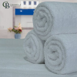 Casabella Towels Luxury 4 Pack Bath Sheets 100% Cotton Super Soft Quick Dry Highly Absorbent Bathroom Towels White - thumbnail 6