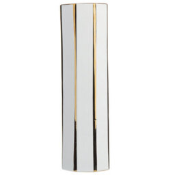 Beliani Flower Vase Estella Ceramic 40 Cm White - thumbnail 1
