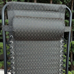 Garden Market Place The Garden Marketplace Reclining Garden Chairs, Set Of 2 Padded Zero Gravity Sun Loungers With Adjustable Headrests, Folding Brown - thumbnail 6