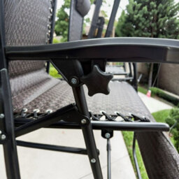 Garden Market Place The Garden Marketplace Reclining Garden Chairs, Set Of 2 Padded Zero Gravity Sun Loungers With Adjustable Headrests, Folding Brown - thumbnail 7