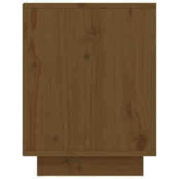 Berkfield Shoe Cabinet Honey Brown 60X34X45 Cm Solid Wood Pine - thumbnail 6