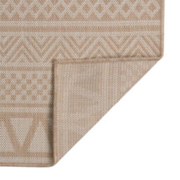 Walplus Outdoor Flatweave Rug 80X150 Cm Brown Stripes - thumbnail 2