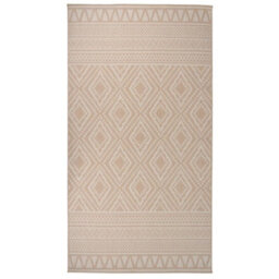 Walplus Outdoor Flatweave Rug 80X150 Cm Brown Stripes - thumbnail 1