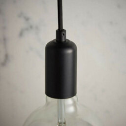 Multi Light Ceiling Pendant 6 Bulb Matt Black Industrial Adjustable Hang Hook - thumbnail 3
