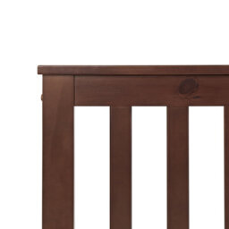 Beliani Bed Pine Wood Mayenne 180 X 200 Cm (Eu Super King) Dark Brown - thumbnail 9