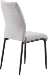 Seconique Chilton Set Of 4 Dining Chairs Grey Fabric Upholstery - thumbnail 6
