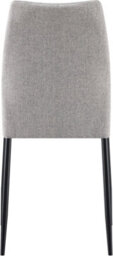 Seconique Chilton Set Of 4 Dining Chairs Grey Fabric Upholstery - thumbnail 7