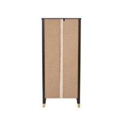 Palazzi 5 Drawer Narrow Chest Of Drawers Black - thumbnail 6