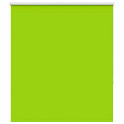 Berkfield Roller Blind Blackout Leaves Green 125X150 Cm Fabric Width 121.6 Cm Polyester - image 1