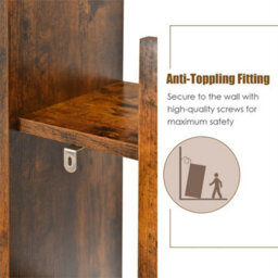 8 Tier Bookshelf Storage Display Floor Standing Bookcase Shelving Organizer Home - thumbnail 3