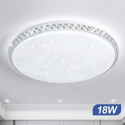 Round Led Ceiling Light Panel Downlight For Bathroom Kitchen Living Room - image 1