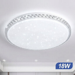 Round Led Ceiling Light Panel Downlight For Bathroom Kitchen Living Room - thumbnail 1