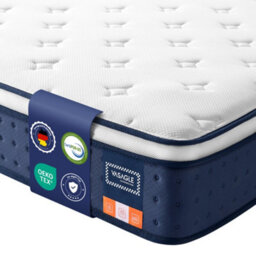 LEDREM Hybrid Spring And Foam Mattress, Medium Firm King Bed Mattress - thumbnail 1