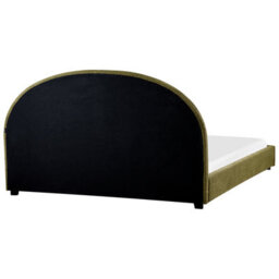 Beliani Bed Boucle Vaucluse 180 X 200 Cm (Eu Super King) Olive Green - thumbnail 6