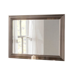 Yearn Dark Chrome Wall Mirror 129X76Cm - thumbnail 2
