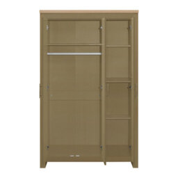 3 Door Mirror Wardrobe Olive Green Oak Birlea Highgate Farmhouse Shabby Chic - thumbnail 7