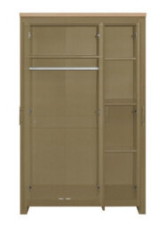 3 Door Mirror Wardrobe Olive Green Oak Birlea Highgate Farmhouse Shabby Chic - thumbnail 5