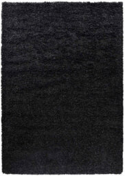 Desire Rugs Plain Living Room Shaggy Area Rugs Anthracite Round 120X120 Cm - thumbnail 2