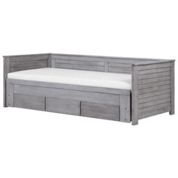 Beliani Bed With Storage Drawers Wood Cahors 90 X 200 Cm (Eu Single) Grey - thumbnail 5