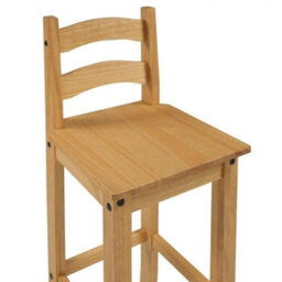 Mercers Furniture Corona Bistro Table And 2 Barstools Dining Set Kitchen Breakfast Table Solid Wood Mexican Pine Wooden - thumbnail 3