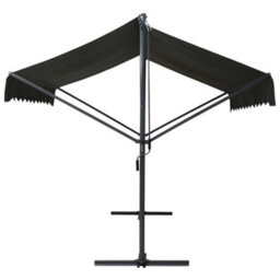 Walplus Free Standing Awning Garden Sun Shade Canopy Gazebo For Back Door, Porch, Patio 600X300 Cm Anthracite - thumbnail 7