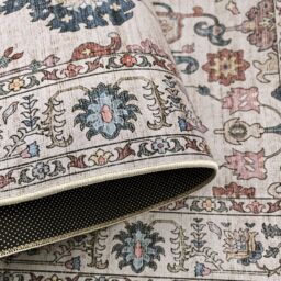 Multicoloured Vintage Floral Medium Rug, (L)160Cm X (W)120Cm - thumbnail 2