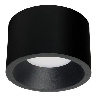 Luminosa Lighting Luminosa Jet 12Cm Surface Mounted Downlight Black Led 10.9W Cct 2700-3200-4000K On-Off - image 1