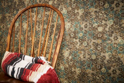 As Creation Bricoflor Non-Woven Wallpaper, Moroccan & Tiled Wallpaper, Oriental, Vintage In Blue, Brown - 10,05 X 0,53 M - thumbnail 1
