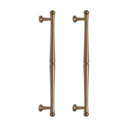 Homestylestore 600 X 650mm Black Grey Wall Mounted Mirrored Door Bathroom Cabinet And Brushed Copper Classic T Bar Handles - thumbnail 3