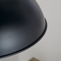 Anson Lighting Austin Pendant Light Finished In Matt Black And Gold Leaf - thumbnail 4