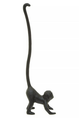 Orsina Fauna Black Monkey Toilet Roll Holder Unique - image 1