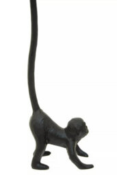Orsina Fauna Black Monkey Toilet Roll Holder Unique - thumbnail 9