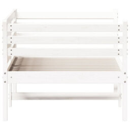 Berkfield Day Bed Without Mattress White 90X190 Cm Single Solid Wood Pine - thumbnail 5