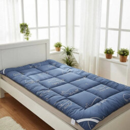 Futon Mattress Deep Quilted Mattress Brushed Roll Up Filling Pad Mattress Single, 90X200Cm(Thickness 10Cm) - thumbnail 3