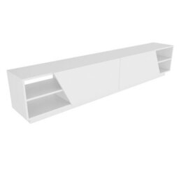 Decorotika Rhodes Tv Stand Tv Unit For Tv's Up To 106 Inch White - thumbnail 5