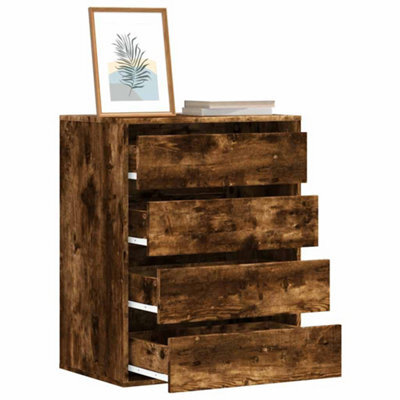 Walplus Corner Chest Of Drawers Old Wood 60X41X76 Cm Engineered Wood - image 1