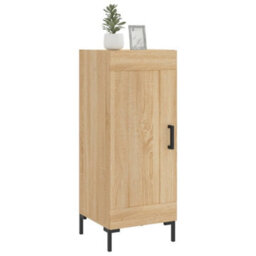Berkfield Modern Sideboard Sonoma Oak 34.5X34X90 Cm Engineered Wood - thumbnail 3