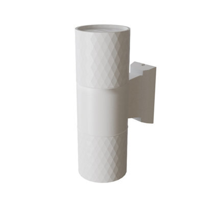 Luminosa Lighting Luminosa Bowery Outdoor Up Down Wall Lamp White Ip54 2Xgu10 - image 1