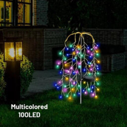 2Pcs Stake Lights Garden Solar Powered Light Lamp Diy Multicolor - thumbnail 5