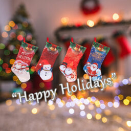Christmas Stocking 1 X Varied Design 43.2Cm X 22.8Cm Christmas Themed - thumbnail 4