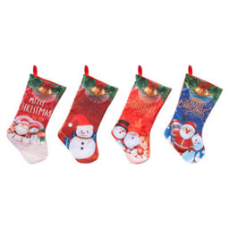 Christmas Stocking 1 X Varied Design 43.2Cm X 22.8Cm Christmas Themed - thumbnail 1