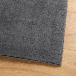 Berkfield Rug Huarte Short Pile Soft And Washable Anthracite 240X340 Cm - thumbnail 4