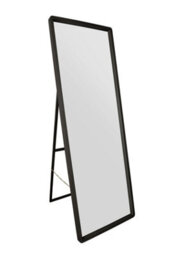 Mirroroutlet The Naturalis Solid Black Oak Rounded Corner Cheval Mirror 170Cm X 58Cm - thumbnail 3