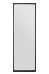 Mirroroutlet The Naturalis Solid Black Oak Rounded Corner Cheval Mirror 170Cm X 58Cm - thumbnail 2