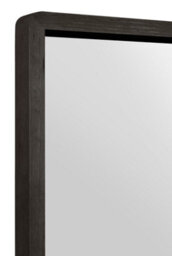 Mirroroutlet The Naturalis Solid Black Oak Rounded Corner Cheval Mirror 170Cm X 58Cm - thumbnail 4
