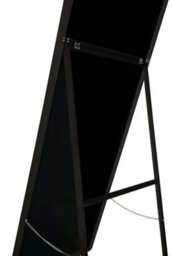 Mirroroutlet The Naturalis Solid Black Oak Rounded Corner Cheval Mirror 170Cm X 58Cm - thumbnail 6