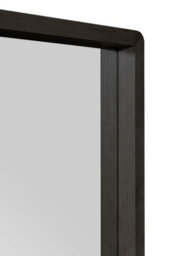 Mirroroutlet The Naturalis Solid Black Oak Rounded Corner Cheval Mirror 170Cm X 58Cm - thumbnail 5