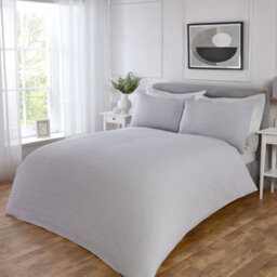 Julian Charles Home Bedford Grey Waffle Modern Duvet Set - thumbnail 3