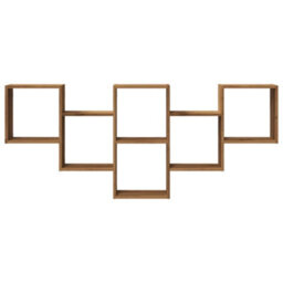 Vidaxl Wall Shelf Artisian Oak 159X18X66 Cm Engineered Wood - thumbnail 4